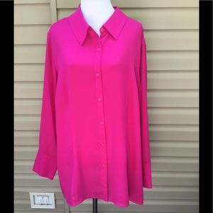 Hot Pink Button Down